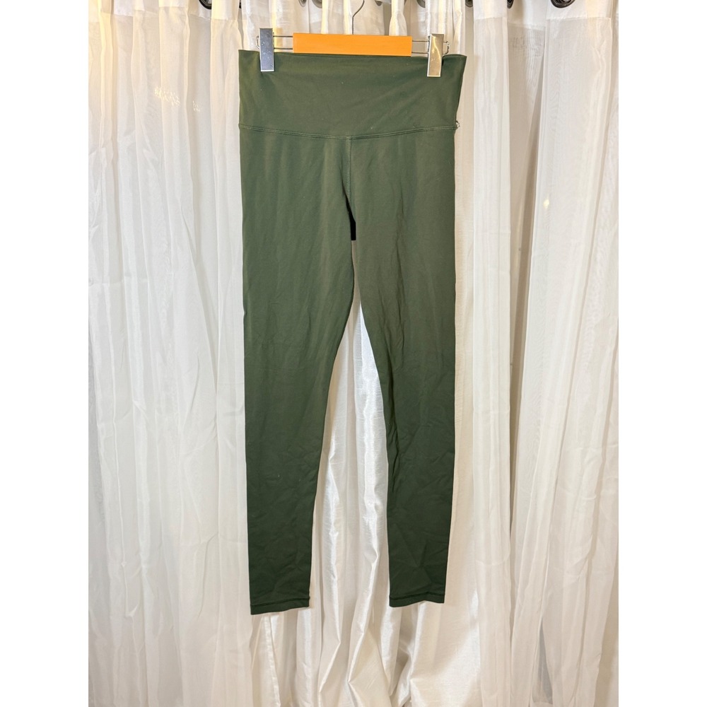 Tna Leggings Womens Medium Green High Waisted Full Length Activewear